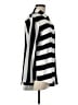 DKNY 100% Polyester Stripes Silver Long Sleeve Blouse Size M - photo 4