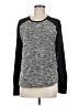Ann Taylor Tweed Gray Long Sleeve T-Shirt Size M - photo 1