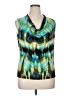 Worthington Teal Sleeveless Blouse Size XL Petite - photo 1