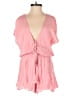 Cotton Candy LA 100% Rayon Solid Pink Romper Size S - photo 1