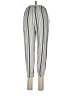 Love Streak Stripes Silver Casual Pants Size L - photo 2