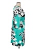 Apt. 9 Print Teal Casual Dress Size XL - photo 4