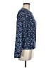 L.L.Bean 100% Polyester Paisley Blue Pullover Sweater Size M - photo 4