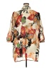 Daniel Rainn Tropical Orange 3/4 Sleeve Blouse Size 3X - photo 2