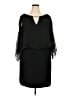 Xscape 100% Polyester Solid Black Cocktail Dress Size 18 - photo 1