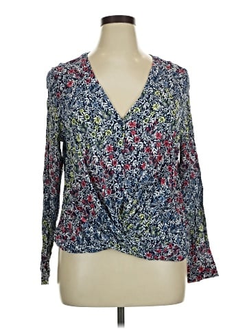 a.n.a. A New Approach Long Sleeve Blouse (view 1)