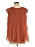 Zac & Rachel 100% Polyester Orange Sleeveless Blouse Size L - photo 2