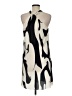 Unbranded 100% Polyester Graphic Ivory Cocktail Dress Size 8 - 10 - photo 2