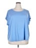 Terra & Sky Blue Short Sleeve Top Size 2X - photo 1