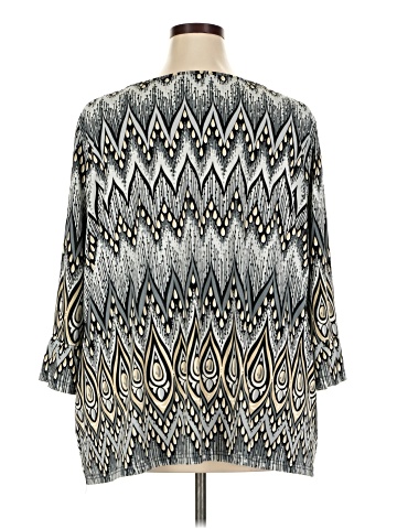 Bob Mackie 3/4 Sleeve Blouse (view 2)