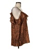 Unbranded Brown Sleeveless Blouse Size M - photo 4
