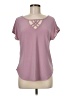 89th & Madison Purple Short Sleeve Top Size M - photo 1