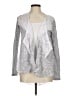 Blue Planet Silver Cardigan Size M - photo 1