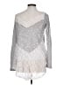 Blue Planet Silver Cardigan Size M - photo 2