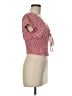 Shein Red Short Sleeve Top Size 6 - photo 4