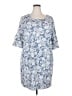 Tacera Blue Casual Dress Size 2X - photo 1