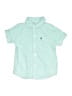 Carter's 100% Cotton Teal Short Sleeve Button-Down Shirt 12-18 MO / 18 MO - photo 1