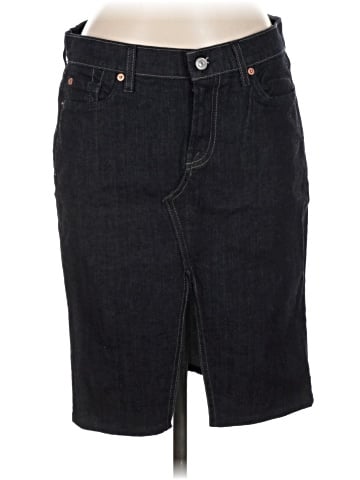 7 For All Mankind Denim Skirt (view 1)