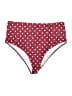 BLOOMCHIC Polka Dots Burgundy Swimsuit Bottoms Size 18 - photo 1