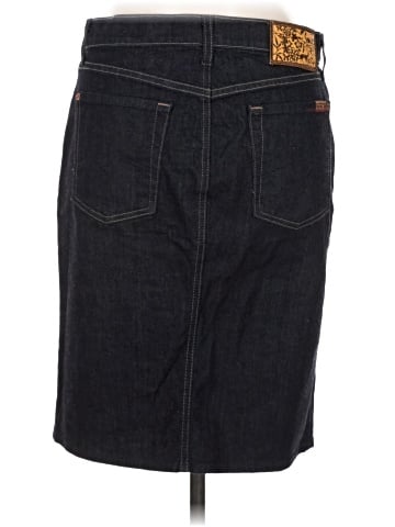 7 For All Mankind Denim Skirt (view 2)