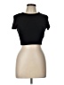 Zara Black Short Sleeve Turtleneck Size L - photo 1