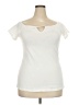 Torrid Ivory Short Sleeve Top Size 2X Plus (2) - photo 1