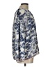 Max Studio 100% Polyester Print Blue Long Sleeve Blouse Size L (estimated) - photo 4
