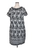 Talbots Print Black Casual Dress Size 2X - photo 1