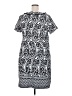 Talbots Print Black Casual Dress Size 2X - photo 2