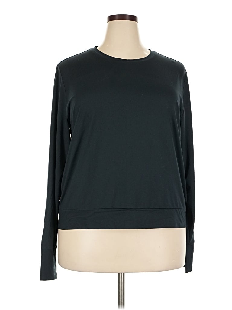 Pre-owned Assorted Brands Long Sleeve T-shirt In Black
