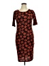 Lularoe Graphic Red Cocktail Dress Size XL - photo 1