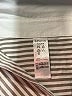 SPANX 100% Cotton Stripes Silver Long Sleeve Button-Down Shirt Size S - photo 7