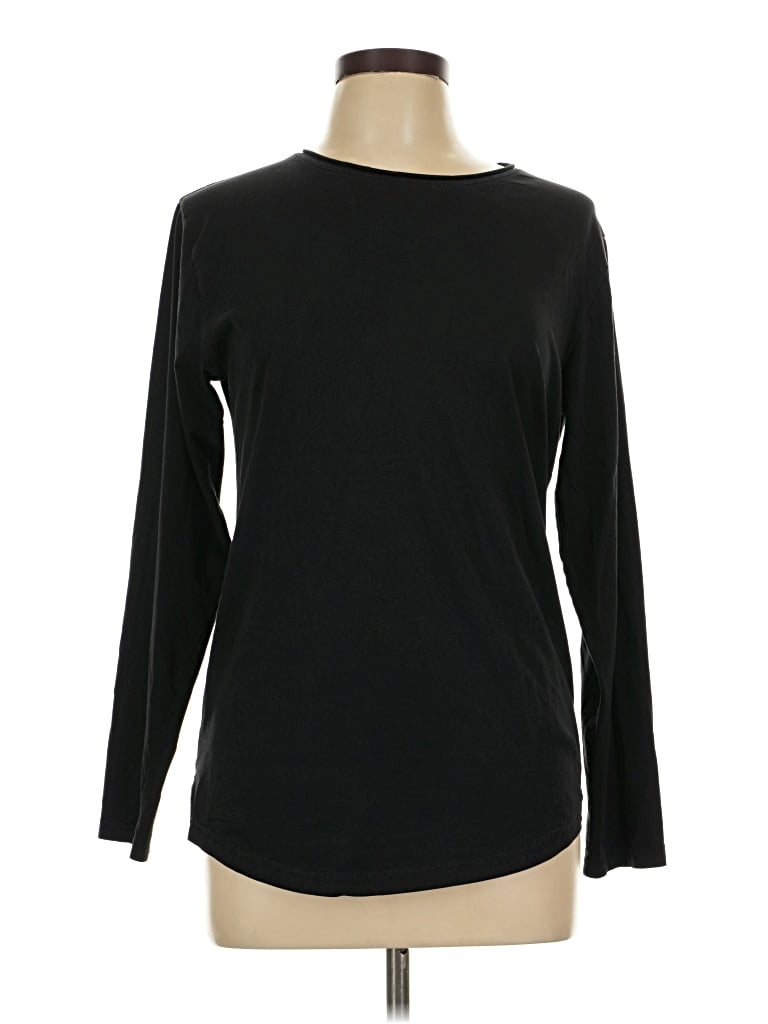 Pre-owned Assorted Brands Long Sleeve T-shirt In Black