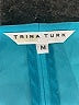 Trina Turk 100% Polyester Teal Short Sleeve Blouse Size M - photo 7