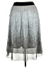 Lularoe Metallic Silver Casual Skirt Size XL - photo 2