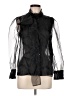 Zara 100% Polyester Black Long Sleeve Blouse Size M - photo 1