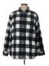 Eddie Bauer 100% Polyester Checkered-gingham Gray Jacket Size L - photo 1