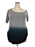 Torrid Gray Short Sleeve T-Shirt Size 2X Plus (2) - photo 1