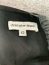 Christopher Deane Solid Black Cocktail Dress Size 12 - photo 7