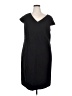 Talbots Solid Black Casual Dress Size 18 - photo 1