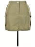 Shein Curve 100% Polyester Solid Green Casual Skirt Size 0X - photo 1