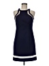 Decode 1.8 Color Block Blue Cocktail Dress Size 6 - photo 1