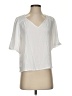 Ann Taylor LOFT 100% Polyester White Short Sleeve Blouse Size XS - photo 1
