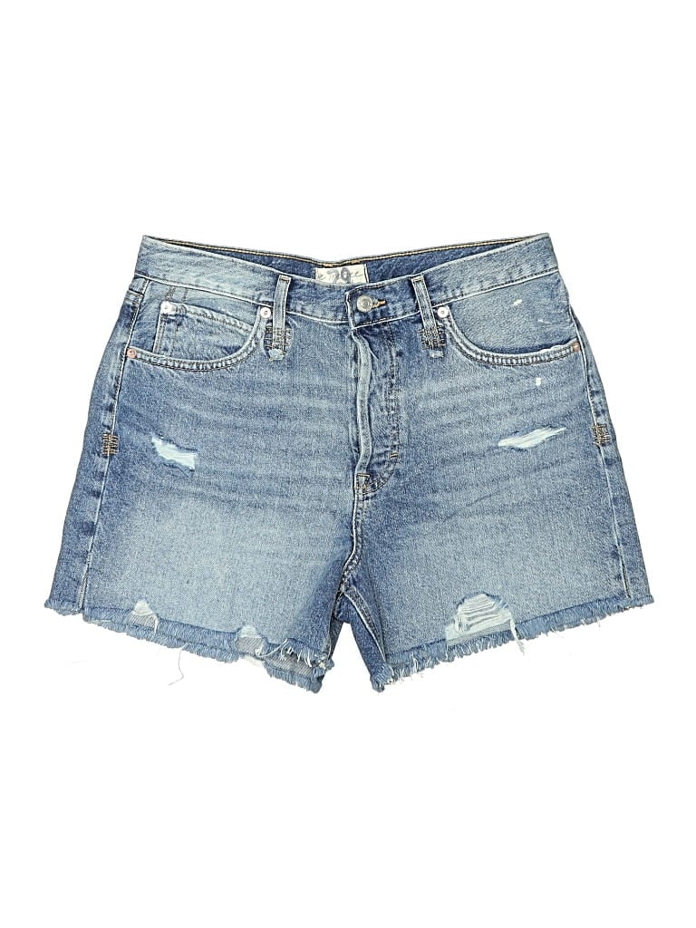 Pre-owned We The Free Denim Shorts In Blue