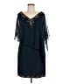 Jkara Blue Cocktail Dress Size 8 - photo 1