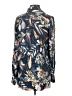 Lanhtropy Print Blue Long Sleeve Blouse Size S - photo 2