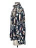 Lanhtropy Print Blue Long Sleeve Blouse Size S - photo 5