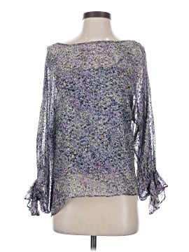 White House Black Market 3/4 Sleeve Silk Top (view 1)