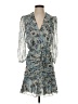 Veronica Beard 100% Silk Paisley Blue Cocktail Dress Size 2 - photo 1