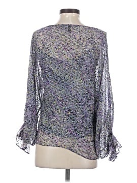 White House Black Market 3/4 Sleeve Silk Top (view 2)